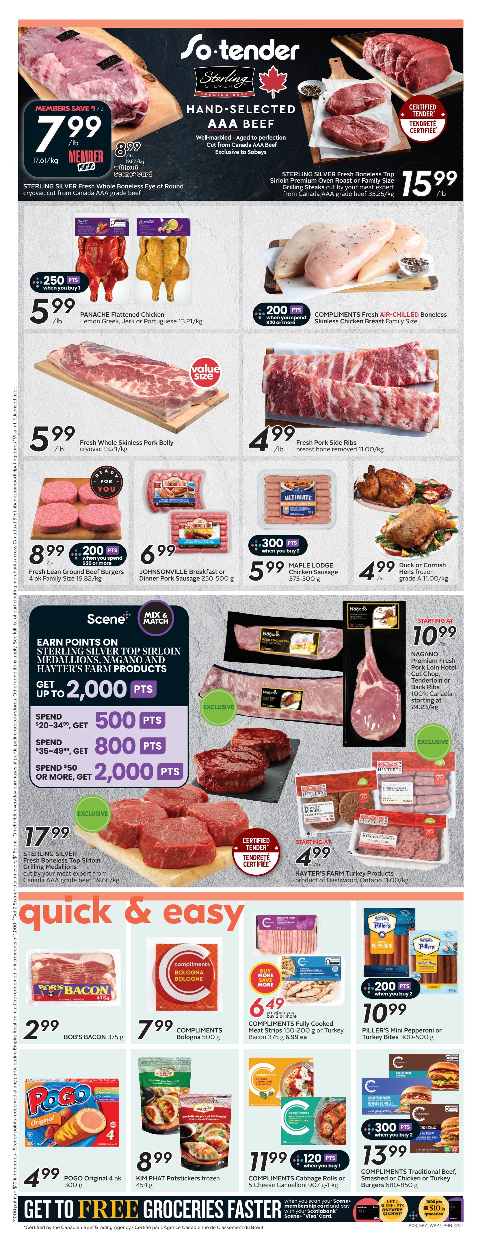 Sobeys (ON) Flyer October 30 to November 5