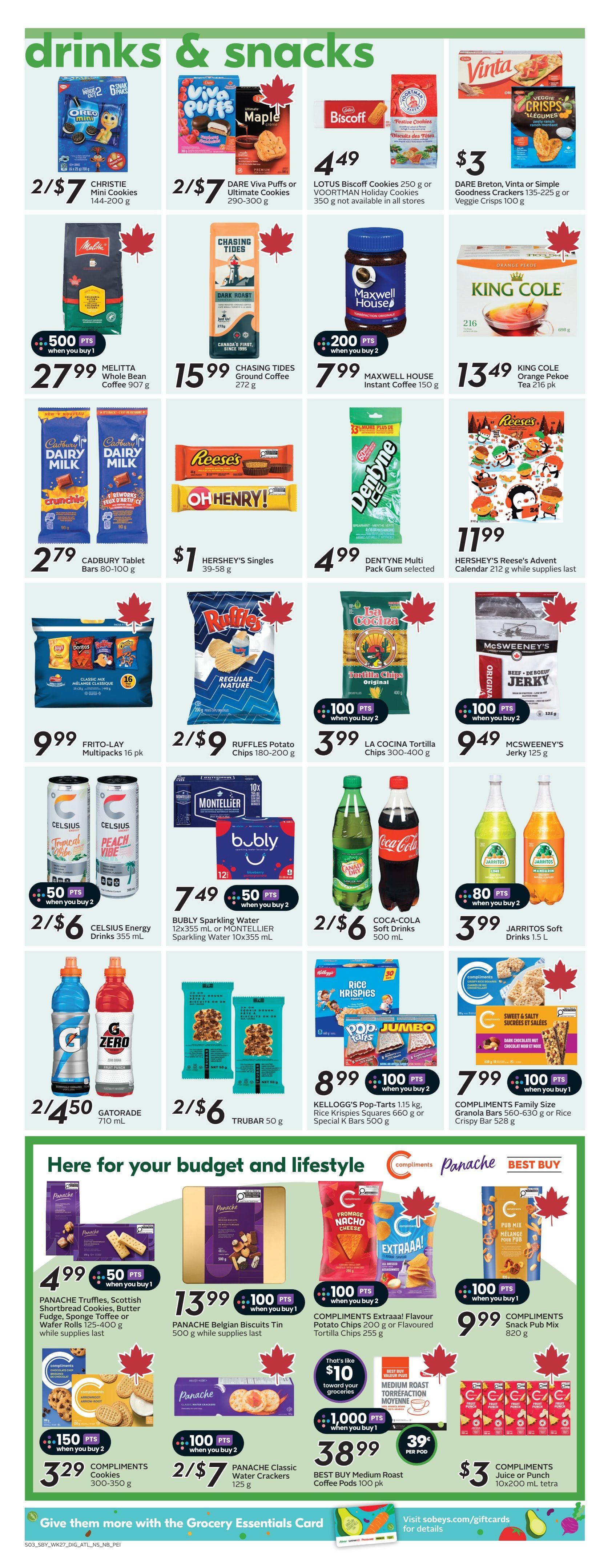 Sobeys (Atlantic) Flyer October 30 to November 5