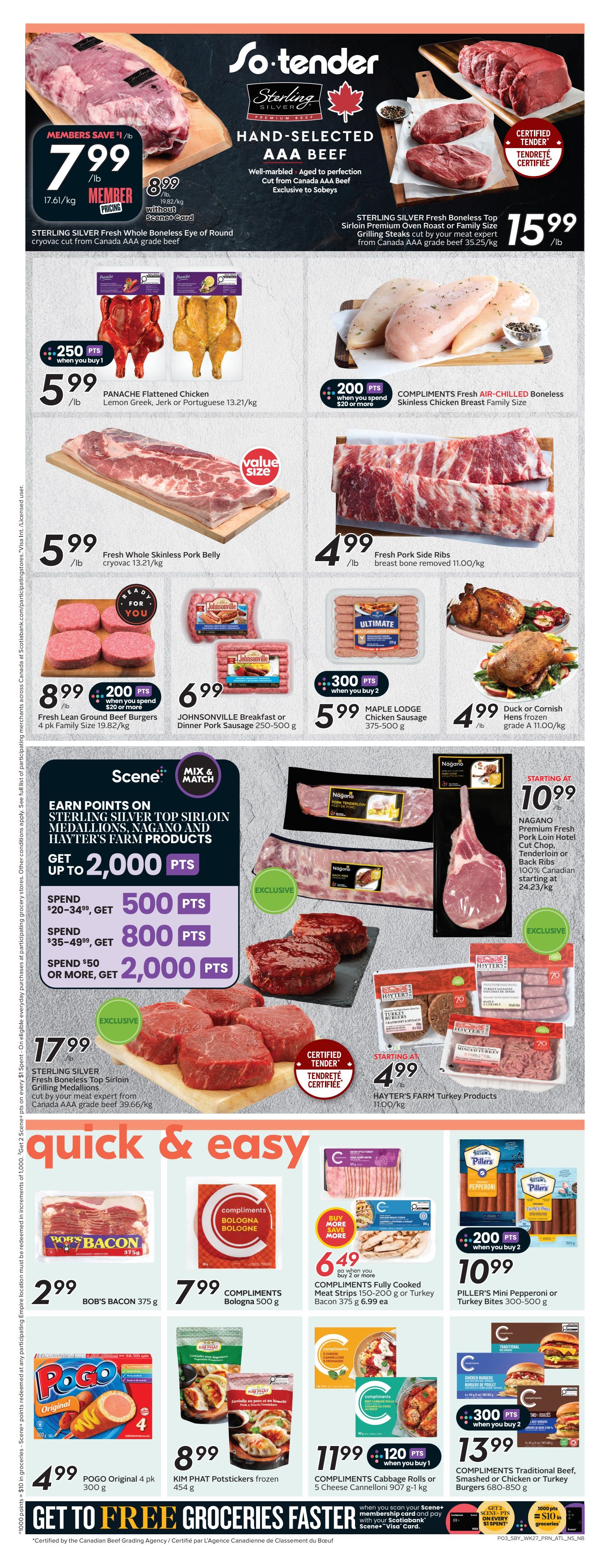 Sobeys (Atlantic) Flyer October 30 to November 5