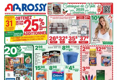 Rossy Flyer October 30 to November 5
