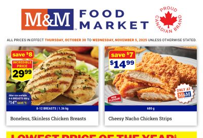 M&M Food Market (ON) Flyer October 30 to November 5