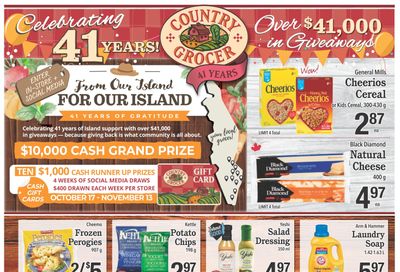 Country Grocer Flyer October 31 to November 6