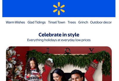 Walmart Celebrate In Style Flyer October 30 to November 26