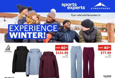 Sports Experts Flyer October 29 to November 11