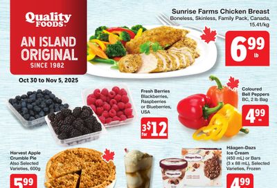 Quality Foods Flyer October 30 to November 5 Quality Foods Flyer October 30 to November 5