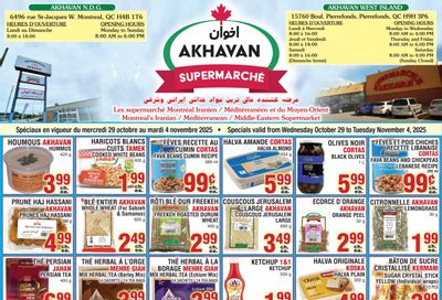 Akhavan Supermarche Flyer October 29 to November 4