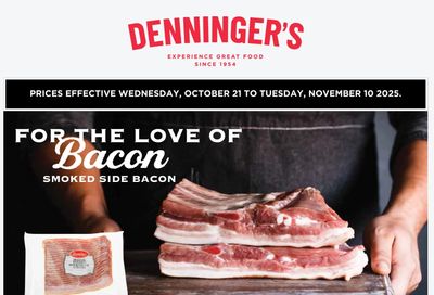 Denninger's Monthly Flyer October 21 to November 10