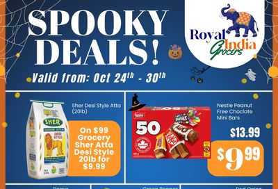 Royal India Grocers Flyer October 24 to 30