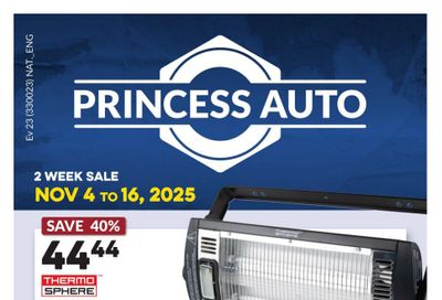 Princess Auto Flyer November 4 to 16