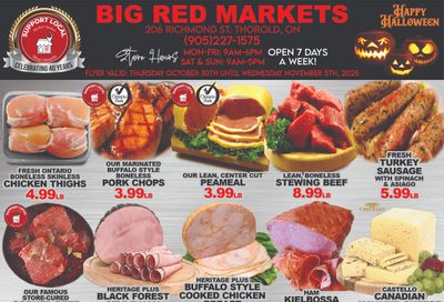Big Red Markets Flyer October 30 to November 5