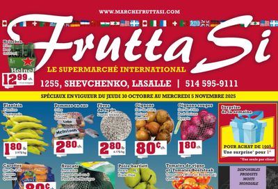 Frutta Si Flyer October 30 to November 5