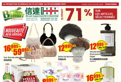 Btrust Supermarket (Montreal) Flyer October 30 to November 5