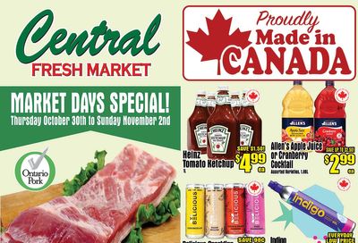 Central Fresh Market Flyer October 30 to November 6