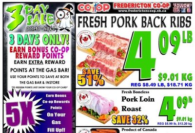 Fredericton Co-op Flyer October 30 to November 5
