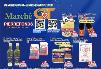 Marche C&T (Pierrefonds) Flyer October 30 to November 5