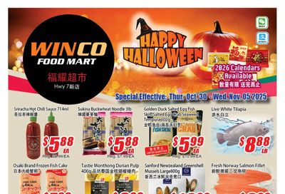 WinCo Food Mart (HWY 7) Flyer October 30 to November 5