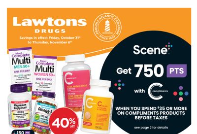 Lawtons Drugs (NS) Flyer October 31 to November 6