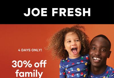 Joe Fresh Flyer October 30 to November 2