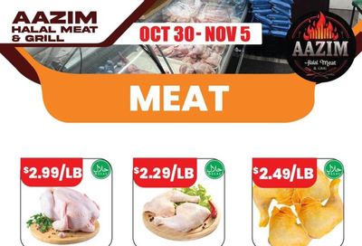 Aazim Halal Meat & Grill Flyer October 30 to November 5