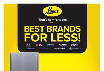 Leon’s Appliances Flyer October 30 to November 5