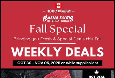 Basha Foods International Flyer October 30 to November 5