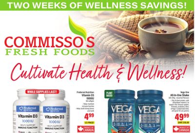 Commisso's Fresh Foods Wellness Flyer October 31 to November 13