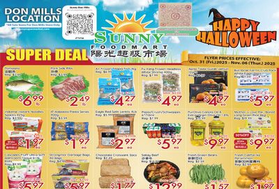 Sunny Foodmart (Don Mills) Flyer October 31 to November 6