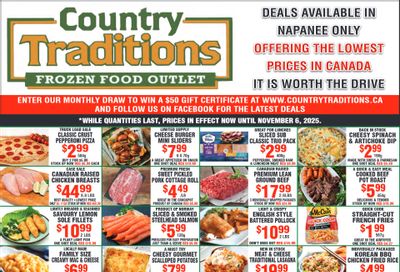 Country Traditions Flyer October 30 to November 6