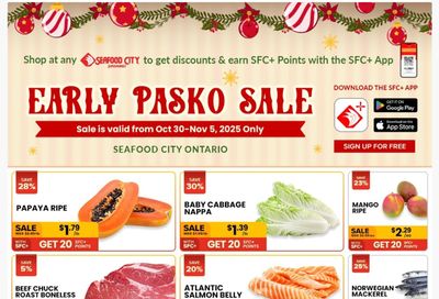 Seafood City Supermarket (ON) Flyer October 30 to November 5