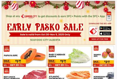 Seafood City Supermarket (AB) Flyer October 30 to November 5