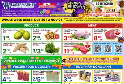 88 Supermarket Flyer October 30 to November 5 88 Supermarket Flyer October 30 to November 5