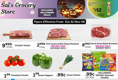 Sal's Grocery Flyer October 31 to November 6
