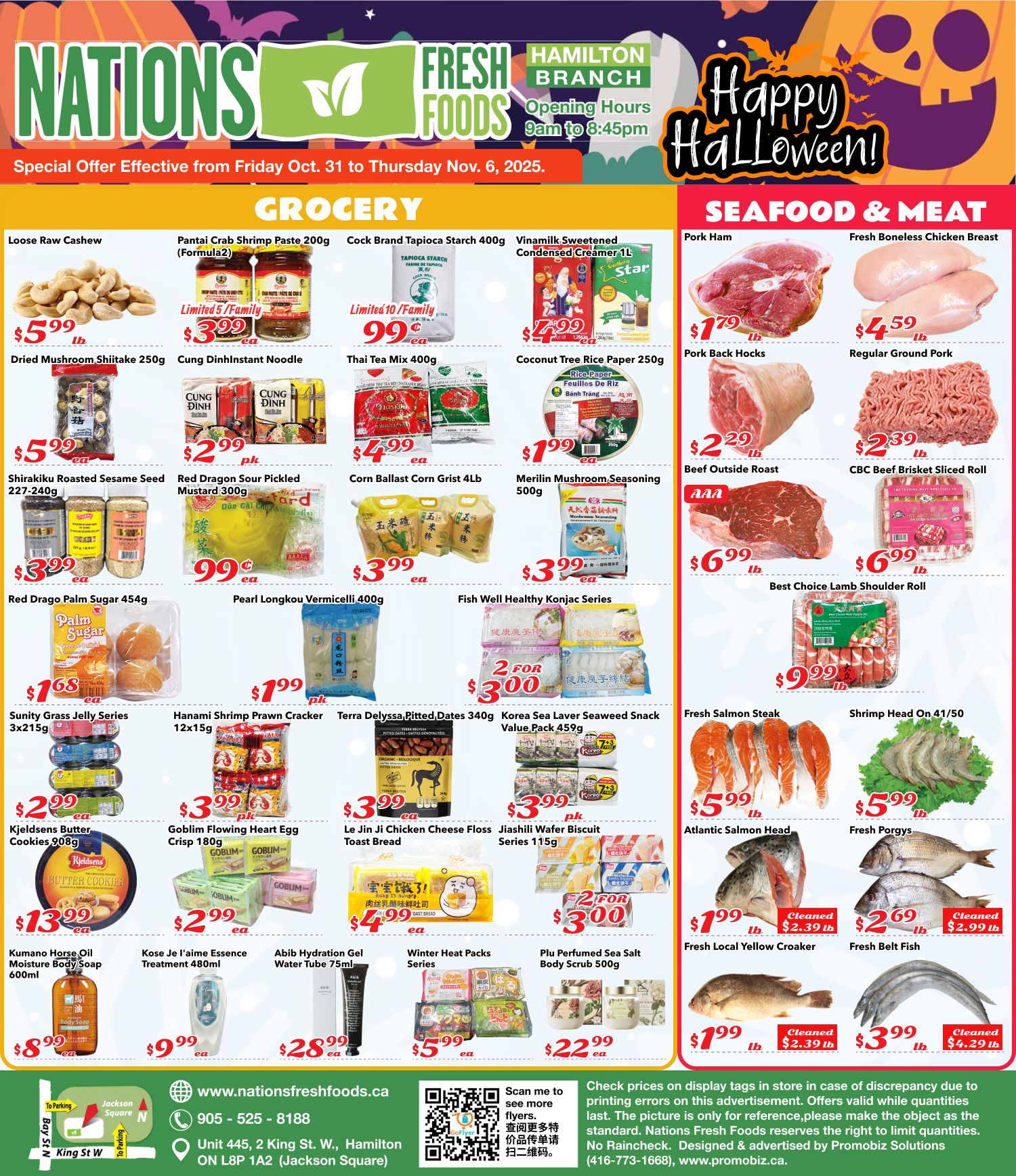 Nations Fresh Foods (Hamilton) Flyer October 31 to November 6