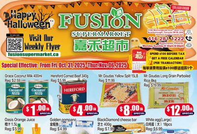 Fusion Supermarket (Scarborough) Flyer October 31 to November 6