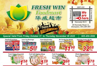 Fresh Win Foodmart Flyer October 31 to November 6