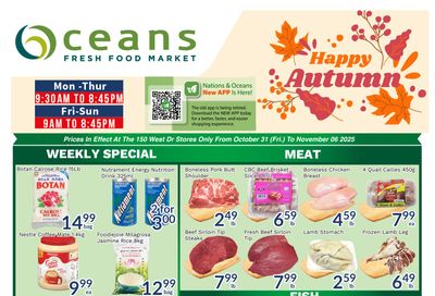Oceans Fresh Food Market (Brampton) Flyer October 31 to November 6