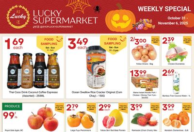 Lucky Supermarket (Winnipeg) Flyer October 31 to November 6