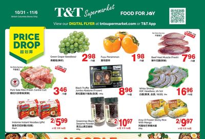 T&T Supermarket (BC) Flyer October 31 to November 6