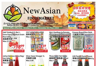 New Asian Food Market Flyer October 31 to November 6