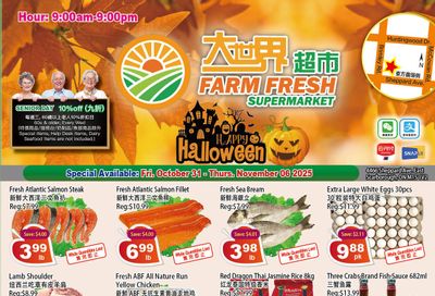 Farm Fresh Supermarket Flyer October 31 to November 6