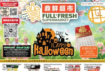 Full Fresh Supermarket Flyer October 31 to November 6