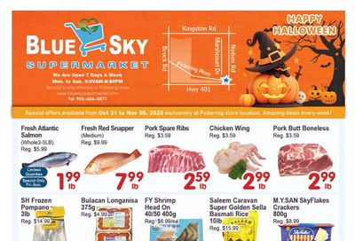 Blue Sky Supermarket (Pickering) Flyer October 31 to November 6