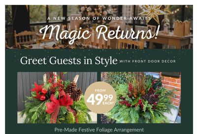 Lakeside Garden Gallery Flyer October 31 to November 6