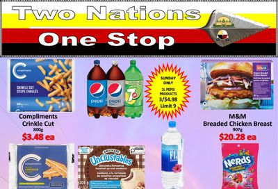 Two Nations One Stop Flyer October 31 to November 6