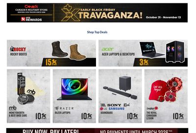 Canex Flyer October 31 to November 13