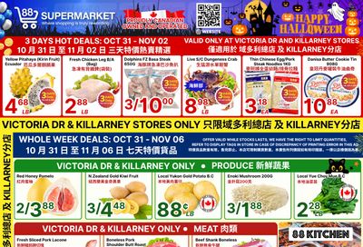 88 Supermarket Flyer October 31 to November 6 88 Supermarket Flyer October 31 to November 6