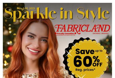 Fabricland (ON) Flyer November 1 to 30