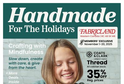 Fabricland (West) Flyer November 1 to 20