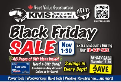 KMS Tools and Equipment Flyer November 1 to 30