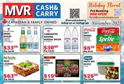 MVR Cash and Carry Flyer November 1 to 30